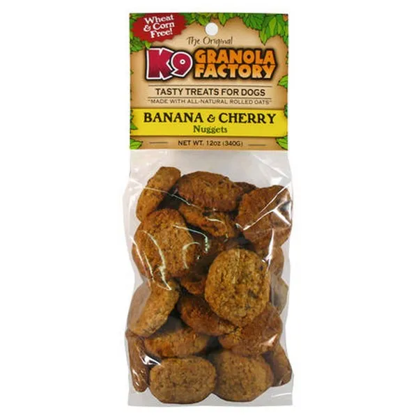 12 oz. K-9 Granola Factory Mini Banana & Cherry Nuggets - Health/First Aid